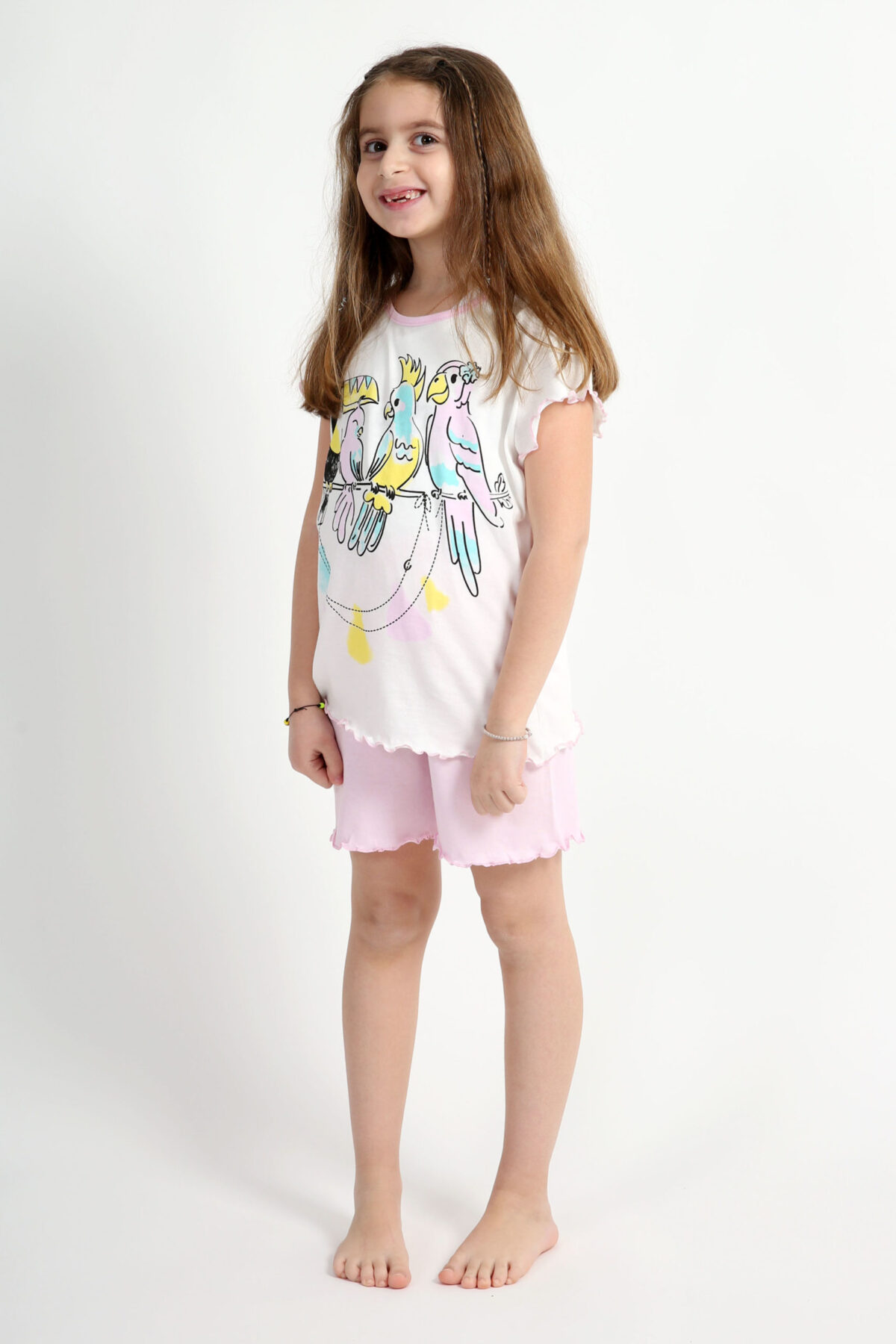 Παιδική Πιτζάμα Καλοκαιρινή Parrots - Image 2