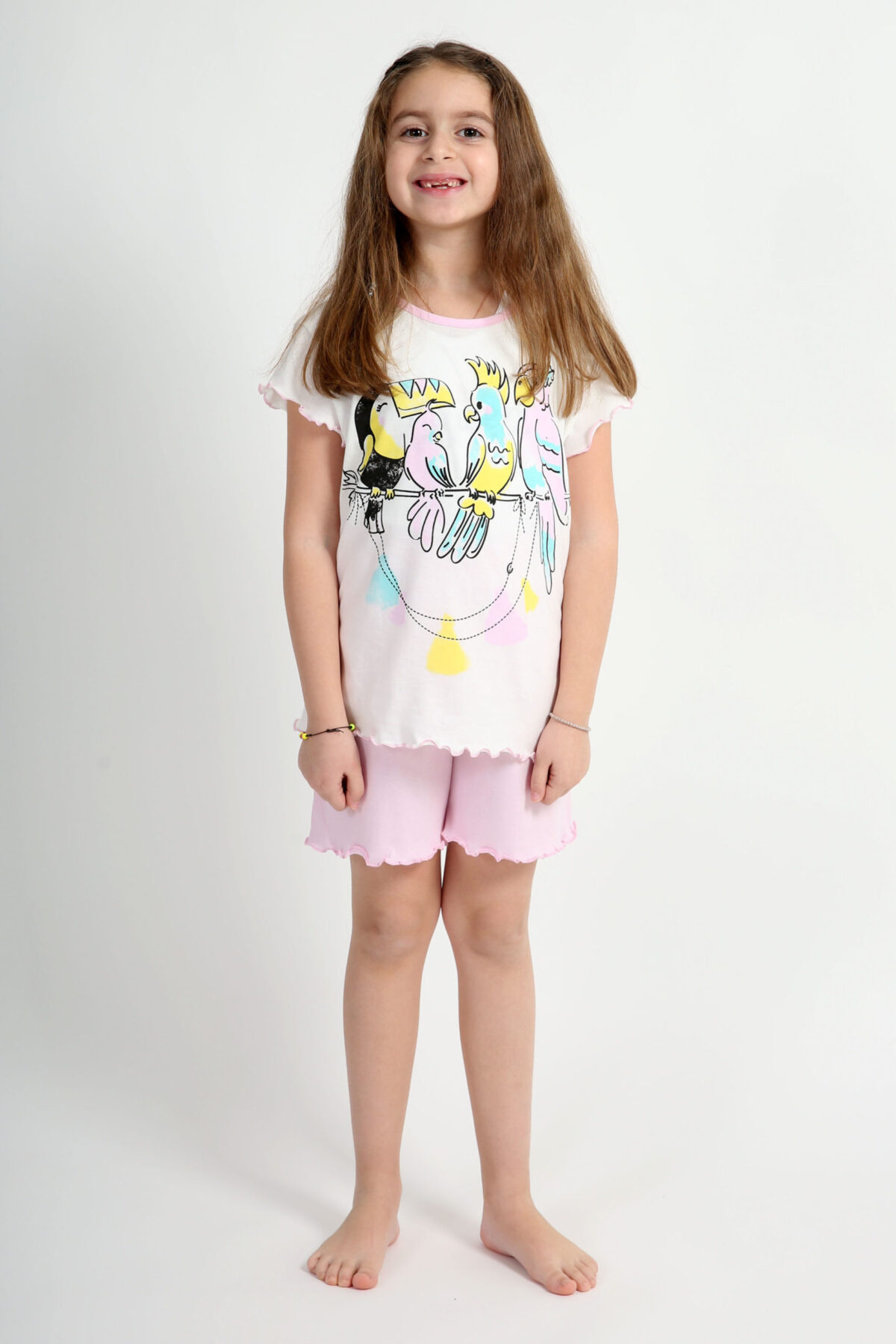 Παιδική Πιτζάμα Καλοκαιρινή Parrots - Image 1