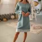 Γυναικείο Νυχτικό Χειμωνιάτικο Lace Dress Winter