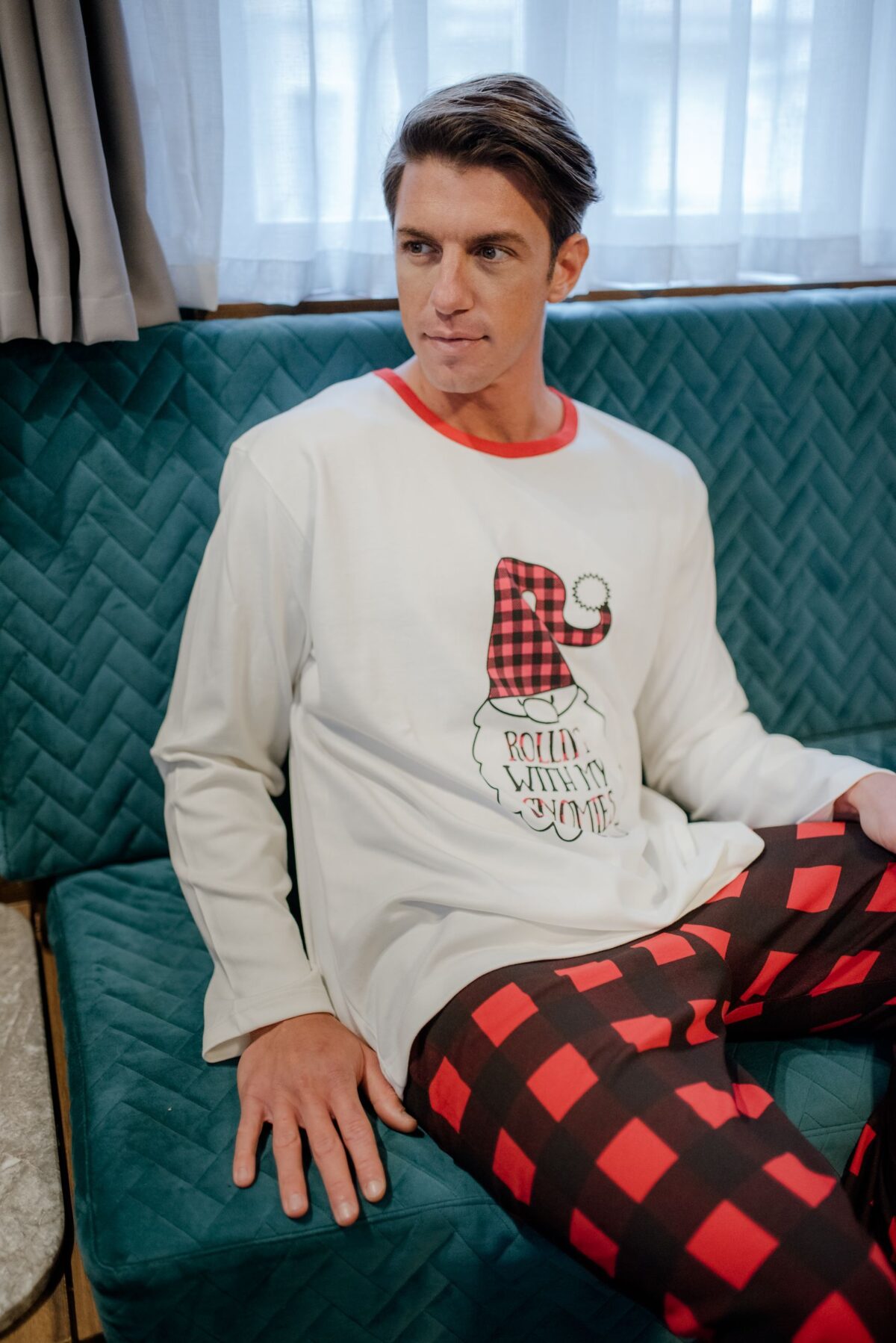 Ανδρική Πιτζάμα Χειμωνιάτικη Gnomies Man - Image 4