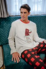 Ανδρική Πιτζάμα Χειμωνιάτικη Gnomies Man - Image 4