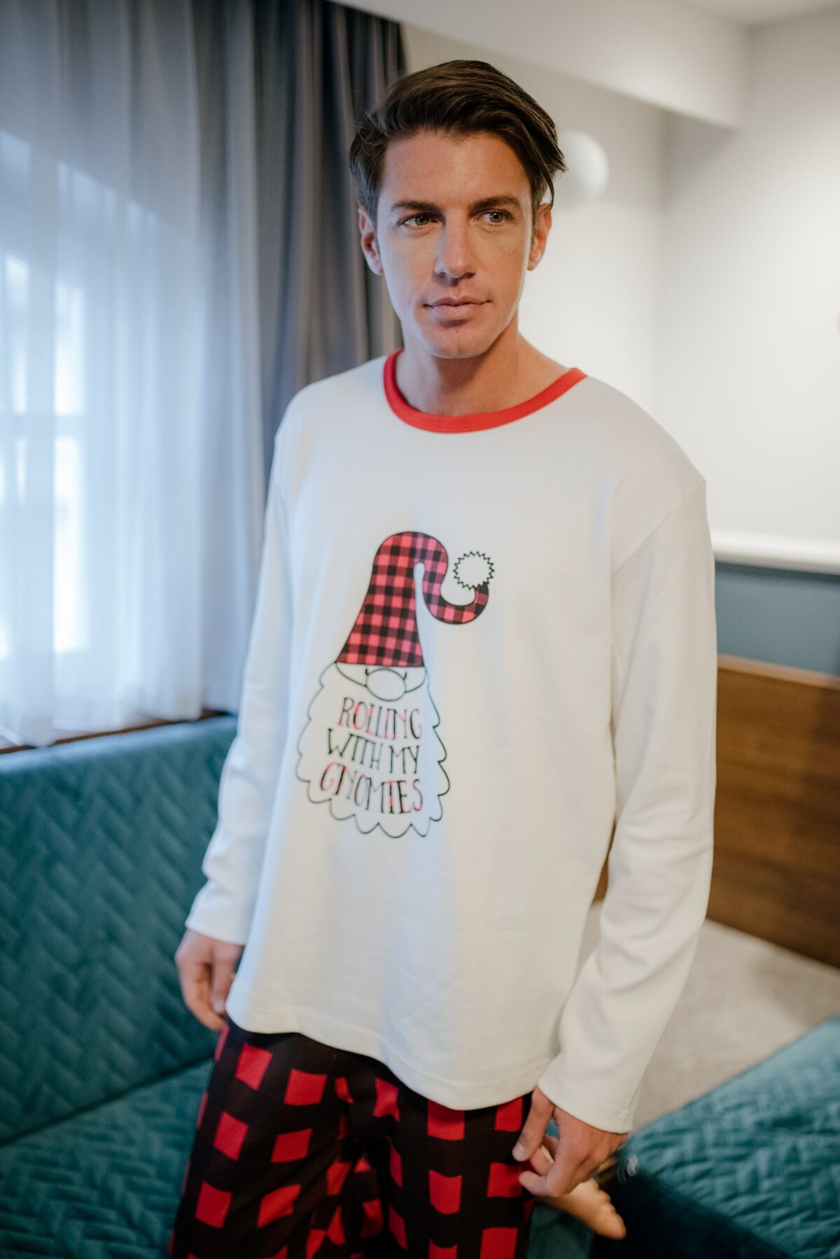 Ανδρική Πιτζάμα Χειμωνιάτικη Gnomies Man - Image 3