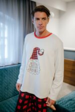 Ανδρική Πιτζάμα Χειμωνιάτικη Gnomies Man - Image 3