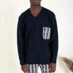 Ανδρική Πιτζάμα Χειμωνιάτικη   Καρό Βε