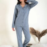Γυναικεία Πιτζάμα Χειμερινή  Dot And Stripes