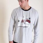 Ανδρική Πιτζάμα Χριστουγεννιάτικη Don’t Stop Believing