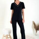 Γυναικεία Πιτζάμα Καλοκαιρινή Melody Μακρύ Παντελόνι