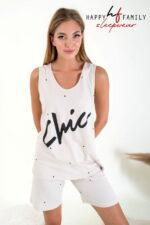 Γυναικεία Πιτζάμα Καλοκαιρινή Chic Αμάνικο - Image 4