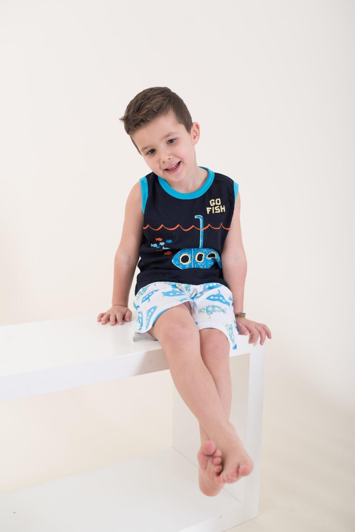 Παιδική Πιτζάμα Καλοκαιρινή Go Fish - Image 2