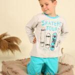 Παιδική Πιτζάμα Χειμωνιάτικη Skaters