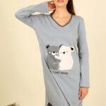 Γυναικείο Νυχτικό Χειμωνιάτικο Koala