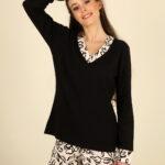 Γυναικεία Πιτζάμα Χειμωνιάτικη Rose