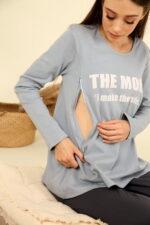 Γυναικεία Πιτζάμα Χειμωνιάτικη The Mom - Image 2