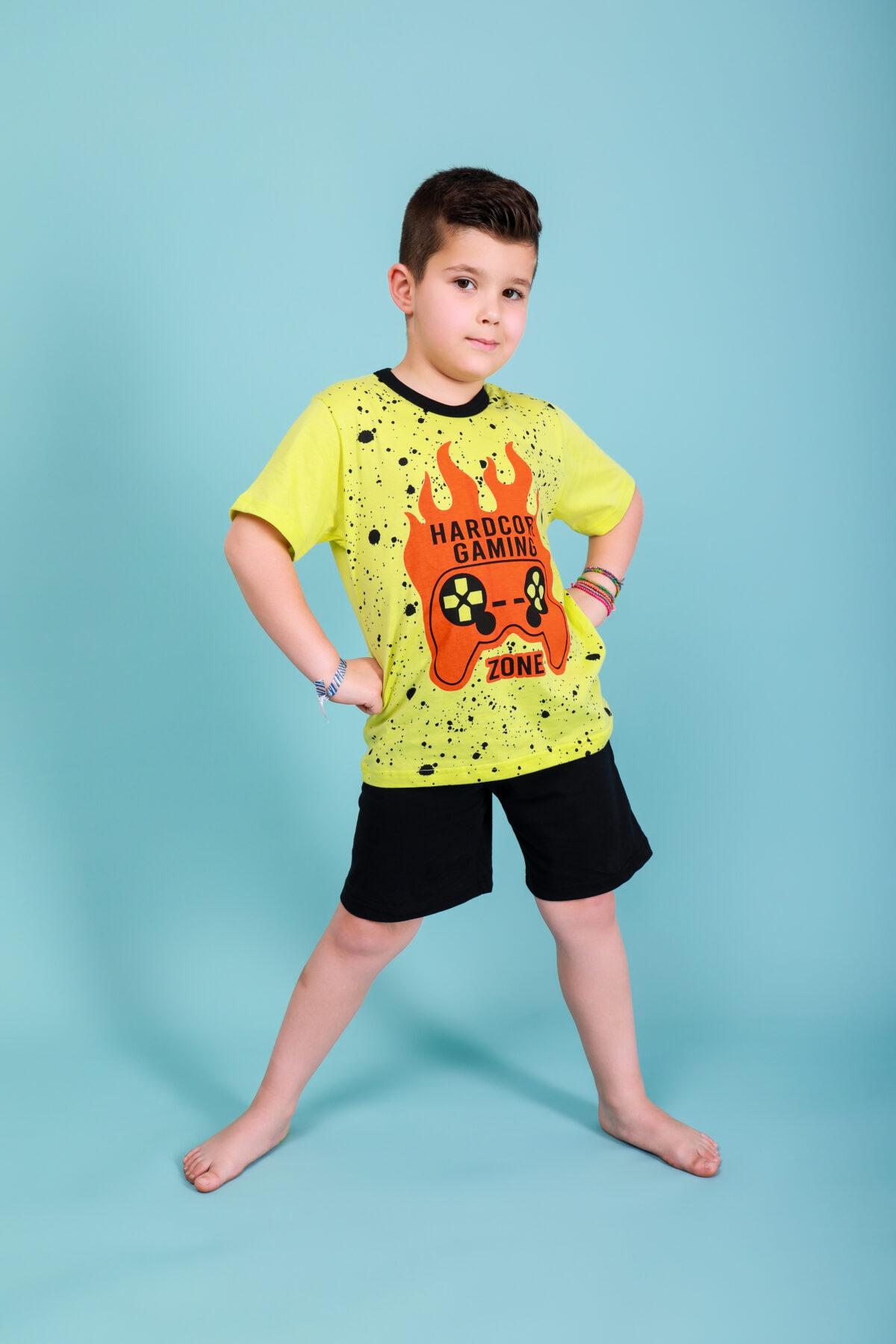 MO6A8135 Παιδική Πιτζάμα Καλοκαιρινή Gaming - Image 1