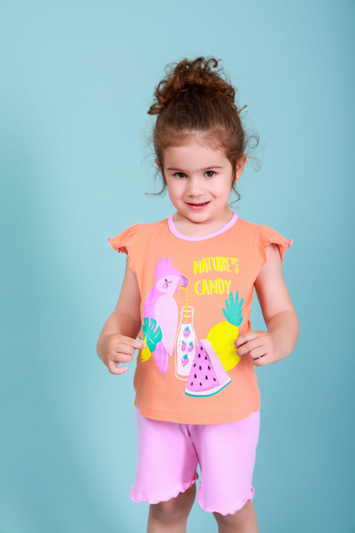 Παιδική Πιτζάμα Καλοκαιρινή Παπαγάλος - Image 5