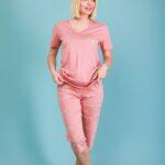 Γυναικεία Πιτζάμα Καλοκαιρινή Beautiful  Κοντό Μανίκι Κάπρι