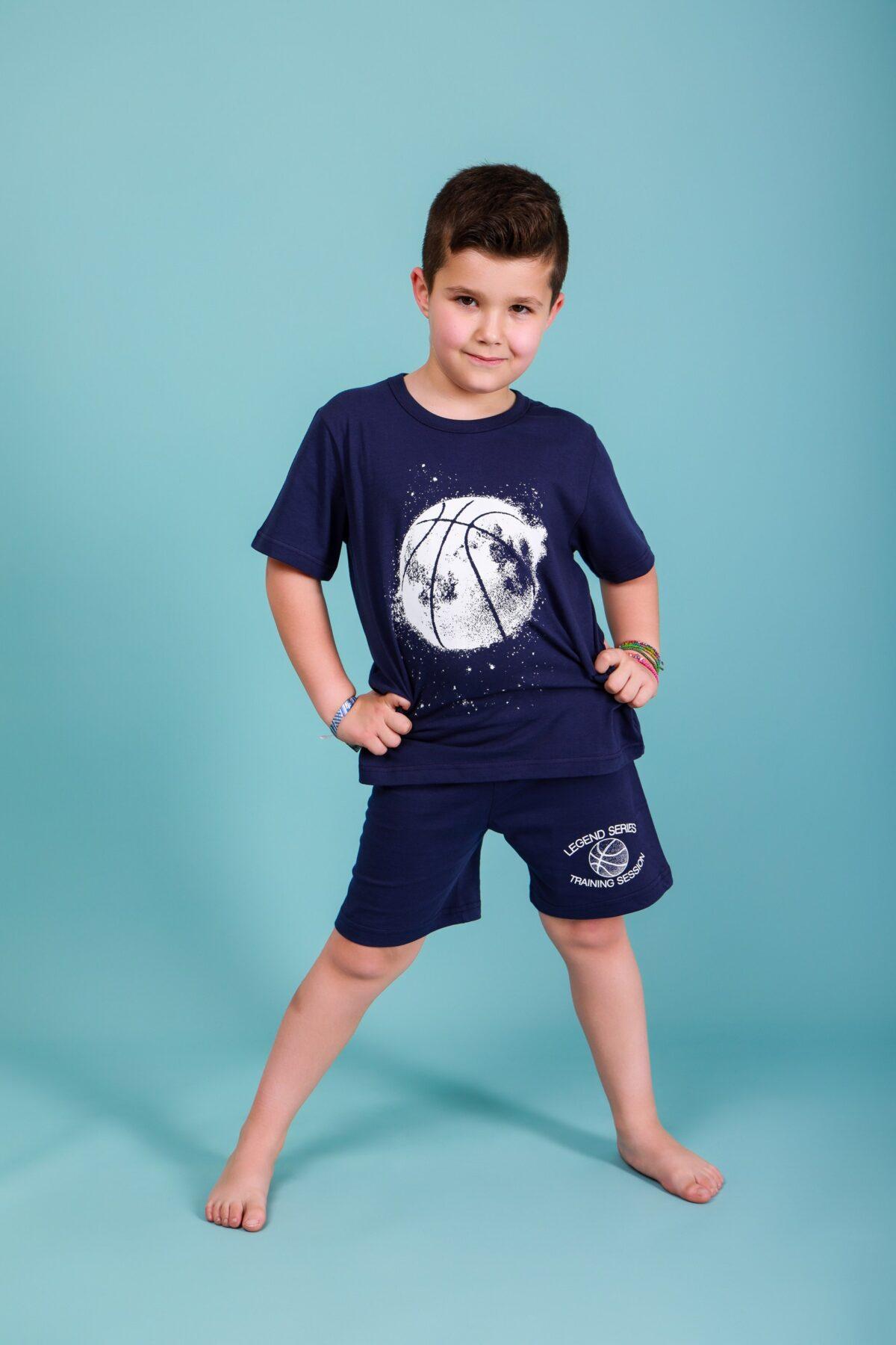 Παιδική Πιτζάμα Καλοκαιρινή Basket Ball - Image 3