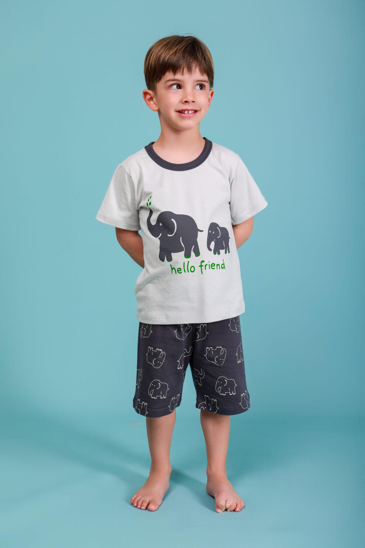 Παιδική Πιτζάμα Καλοκαιρινή Elephant - Image 4