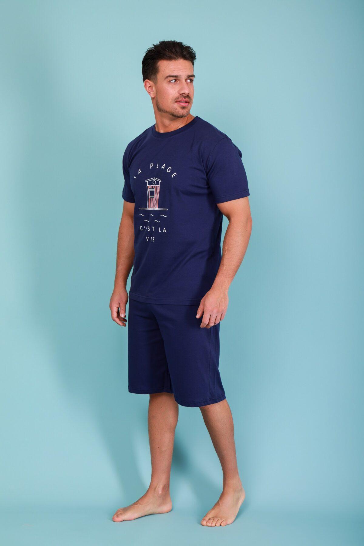 Ανδρική Πιτζάμα Καλοκαιρινή A la plage - Image 4