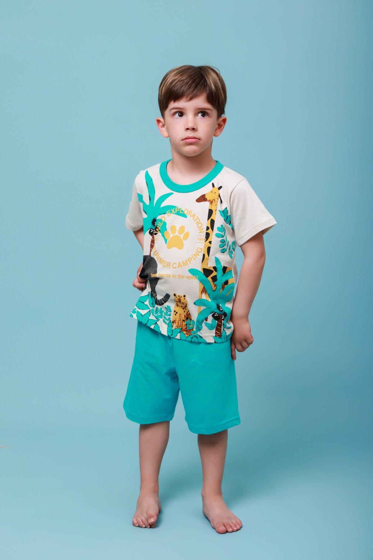 Παιδική Πιτζάμα Καλοκαιρινή Wild Exploration - Image 3