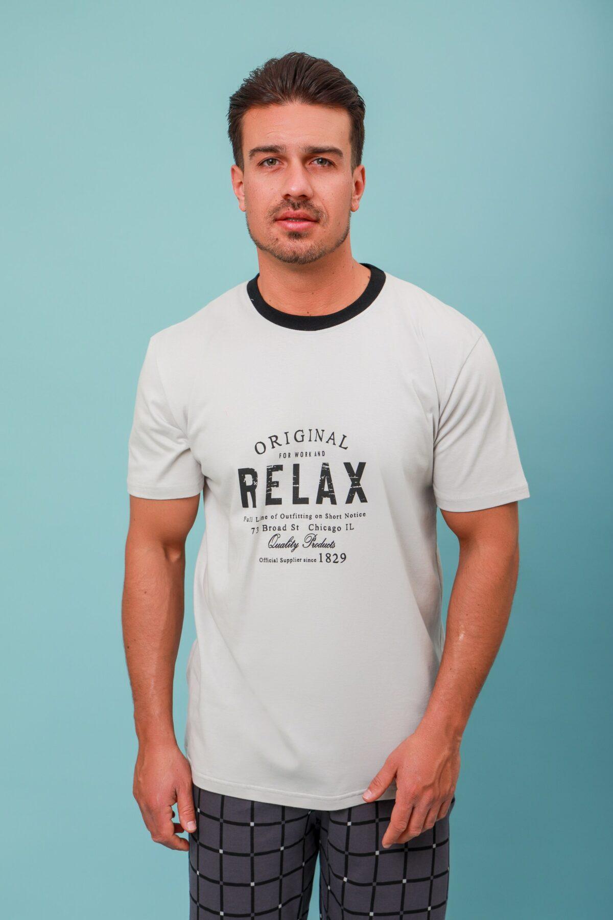 MO6A8849_resized Ανδρική Πιτζάμα Καλοκαιρινή Relax - Image 1