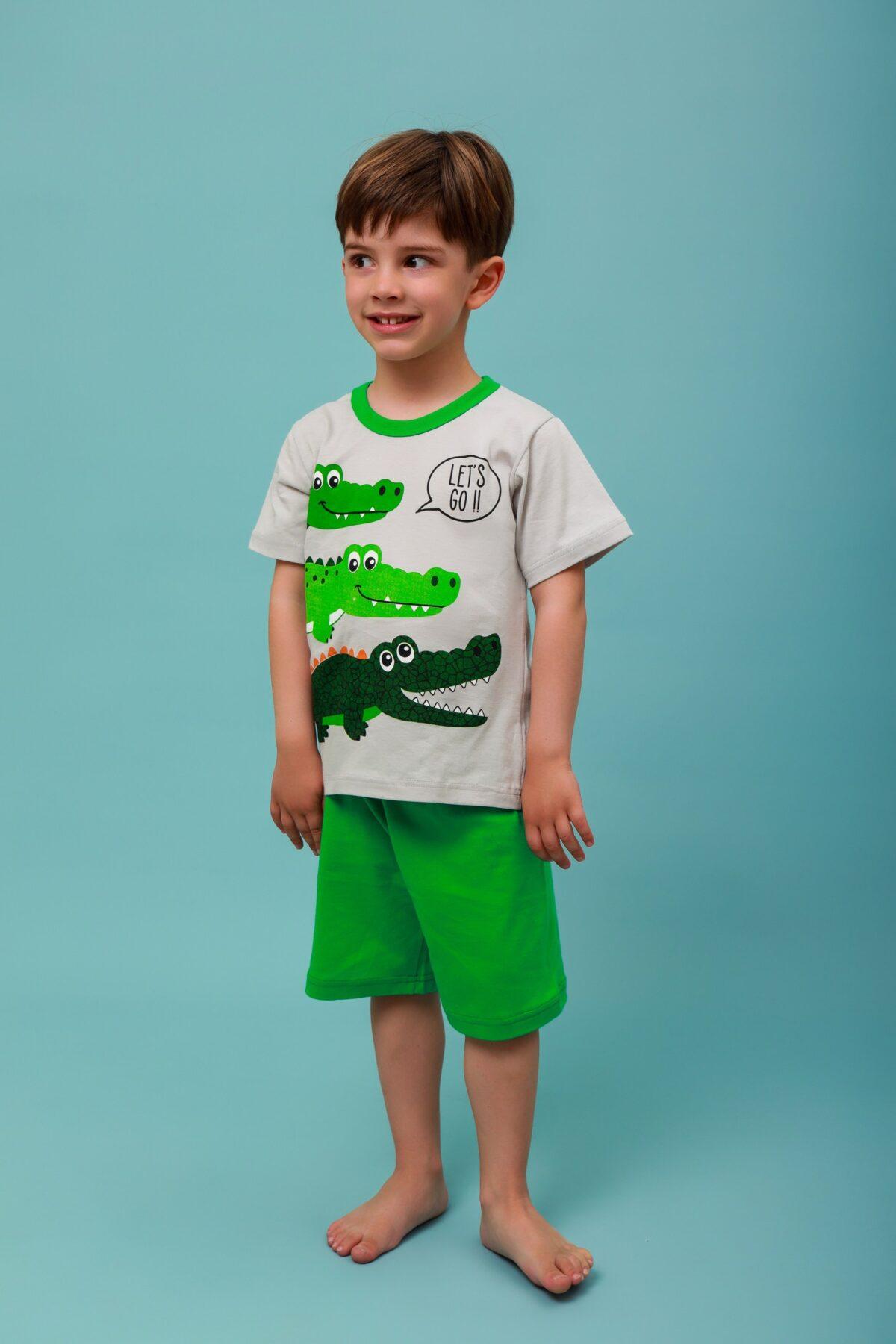 Παιδική Πιτζάμα Καλοκαιρινή Crocodile - Image 2