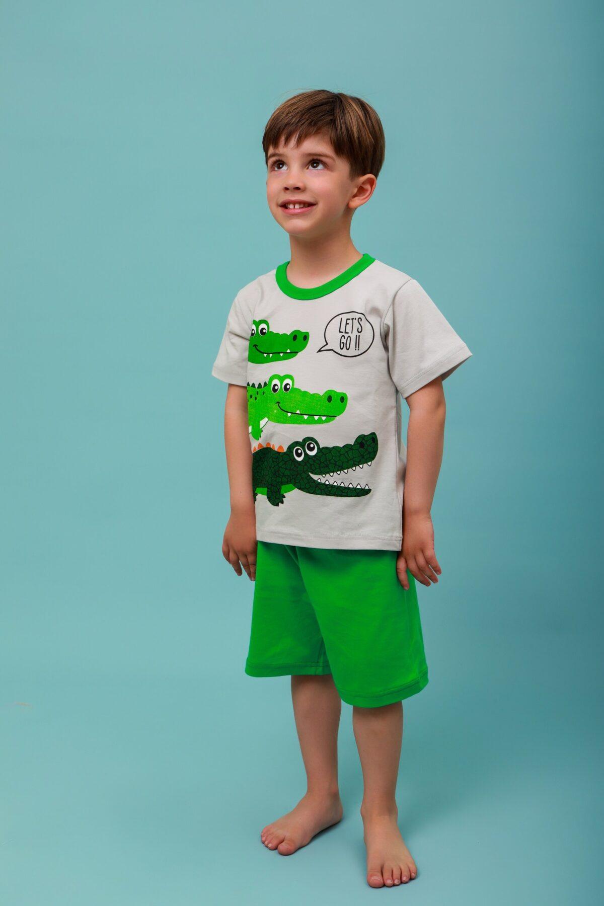 Παιδική Πιτζάμα Καλοκαιρινή Crocodile - Image 3