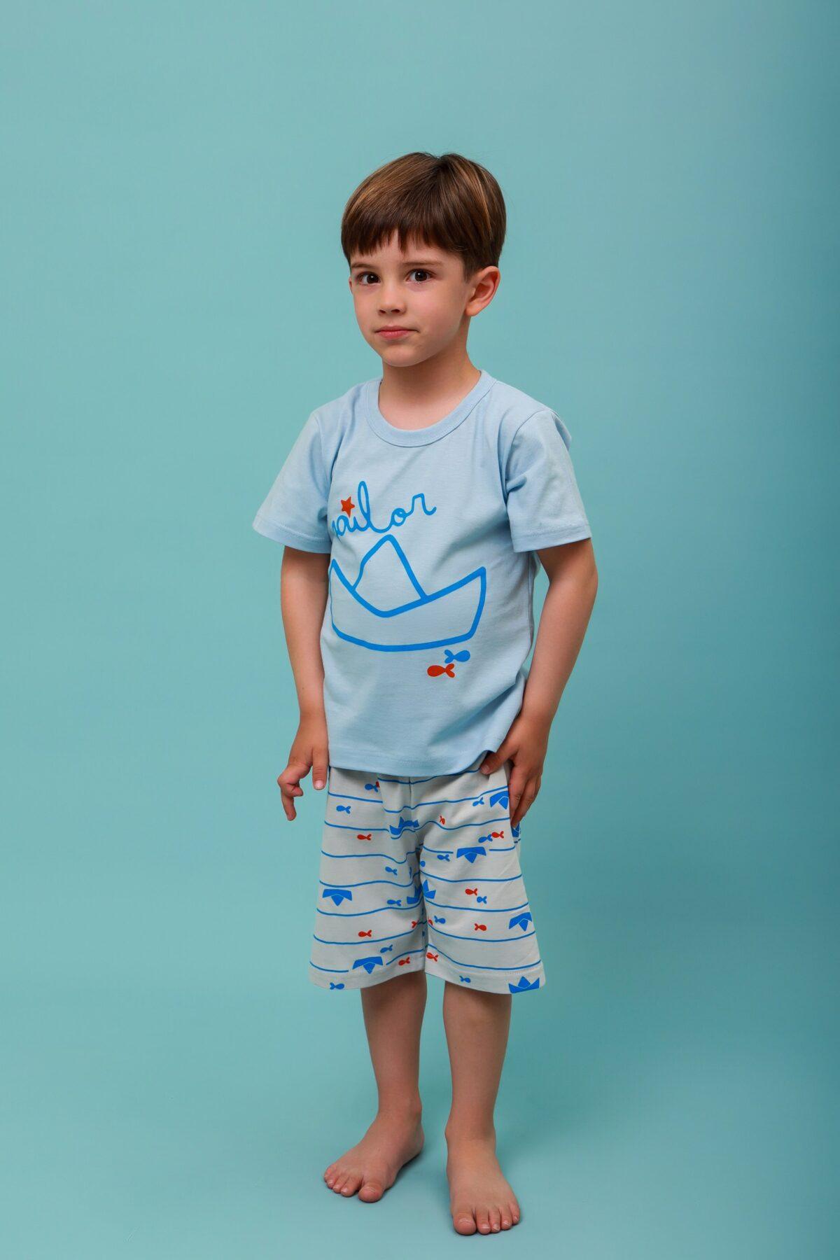 MO6A8953_resized Παιδική Πιτζάμα Καλοκαιρινή Sailor - Image 1
