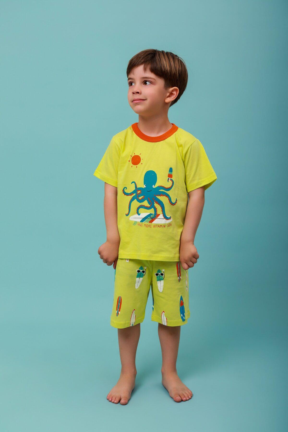 Παιδική Πιτζάμα Καλοκαιρινή Octapus - Image 3