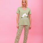 Γυναικεία Πιτζάμα Καλοκαιρινή Lamaste Μακρύ παντελόνι