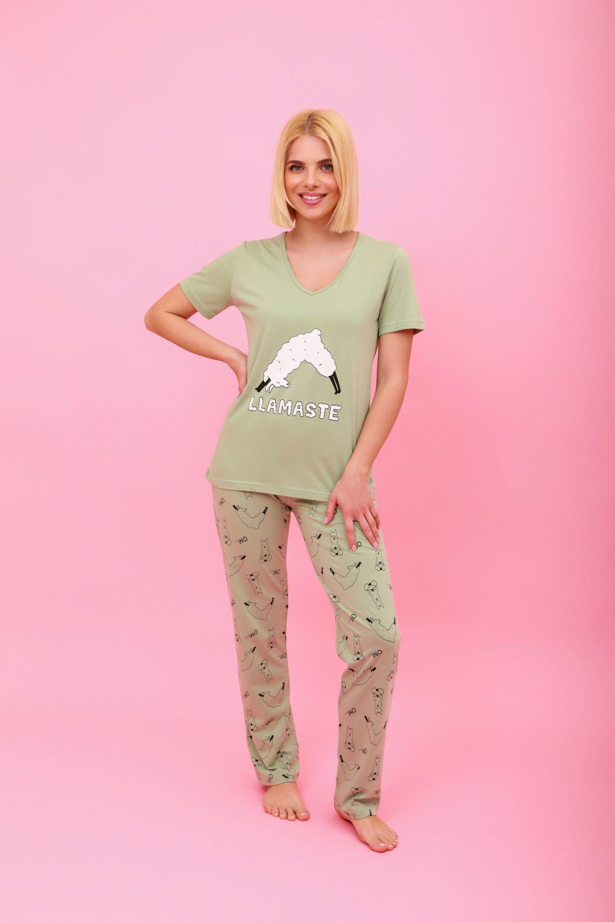 Γυναικεία Πιτζάμα Καλοκαιρινή Lamaste Μακρύ παντελόνι - Image 3