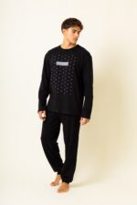 Ανδρική Πιτζάμα Πατιλέτα πουά - Image 3