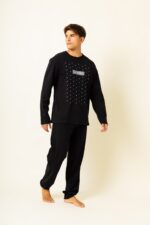 Ανδρική Πιτζάμα Πατιλέτα πουά - Image 2