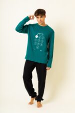 Ανδρική Πιτζάμα Χειμωνιάτικη Unlock me - Image 2