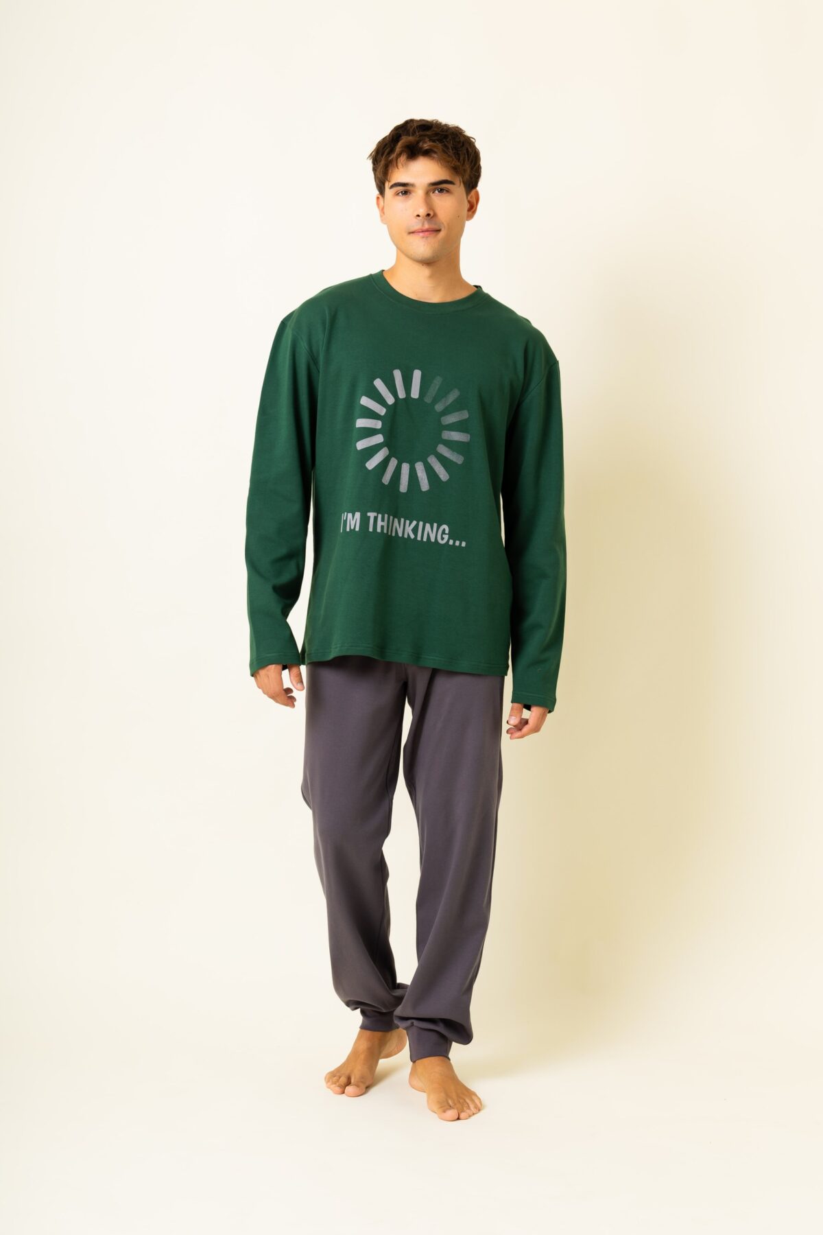 Ανδρική Πιτζάμα Χειμωνιάτικη Loading - Image 2