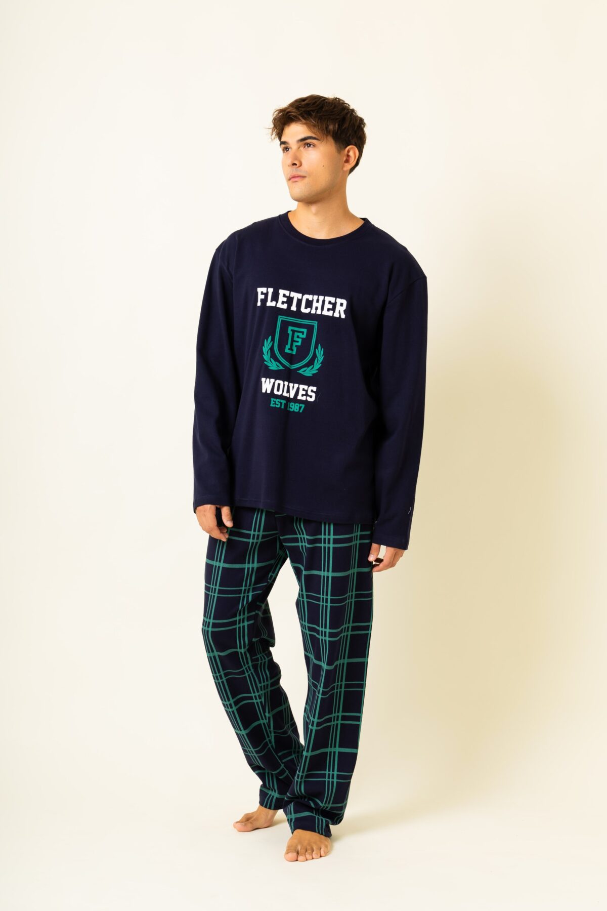 Ανδρική Πιτζάμα Χειμωνιάτικη Fletcher - Image 2