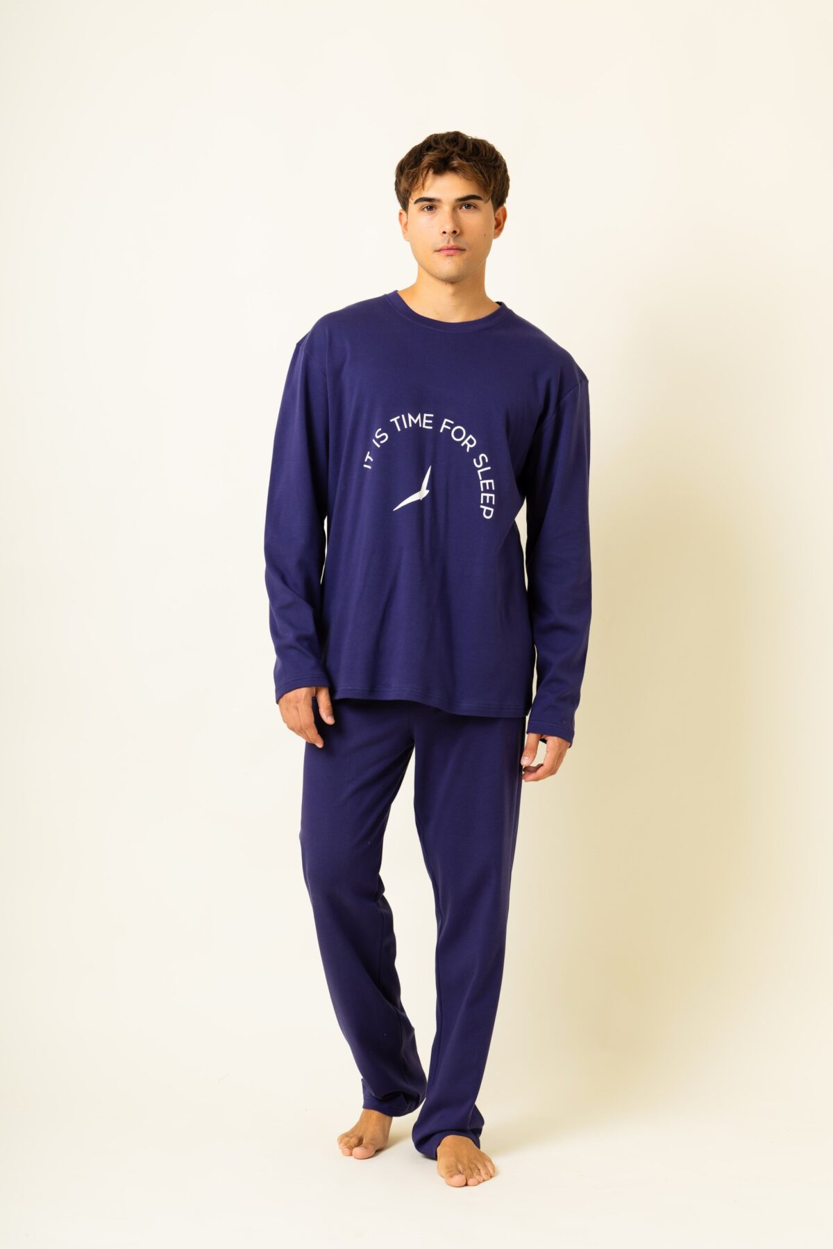 Ανδρική Πιτζάμα Χειμωνιάτικη Time for sleep - Image 2