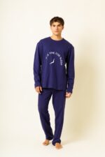 Ανδρική Πιτζάμα Χειμωνιάτικη Time for sleep - Image 2