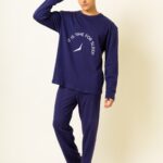 Ανδρική Πιτζάμα Χειμωνιάτικη Time for sleep