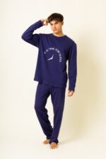 Ανδρική Πιτζάμα Χειμωνιάτικη Time for sleep