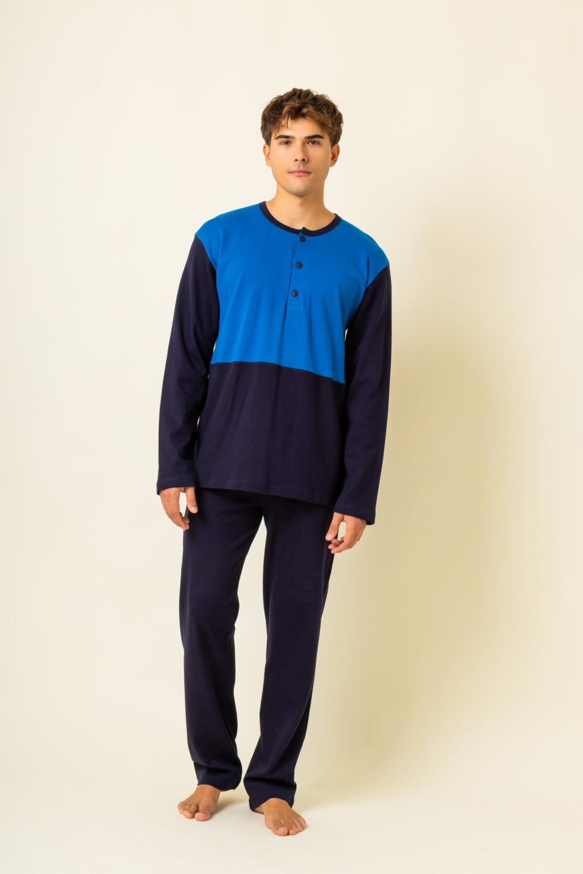 926-1 Ανδρική Πιτζάμα Πατιλέτα Δύο χρώματα - Image 1