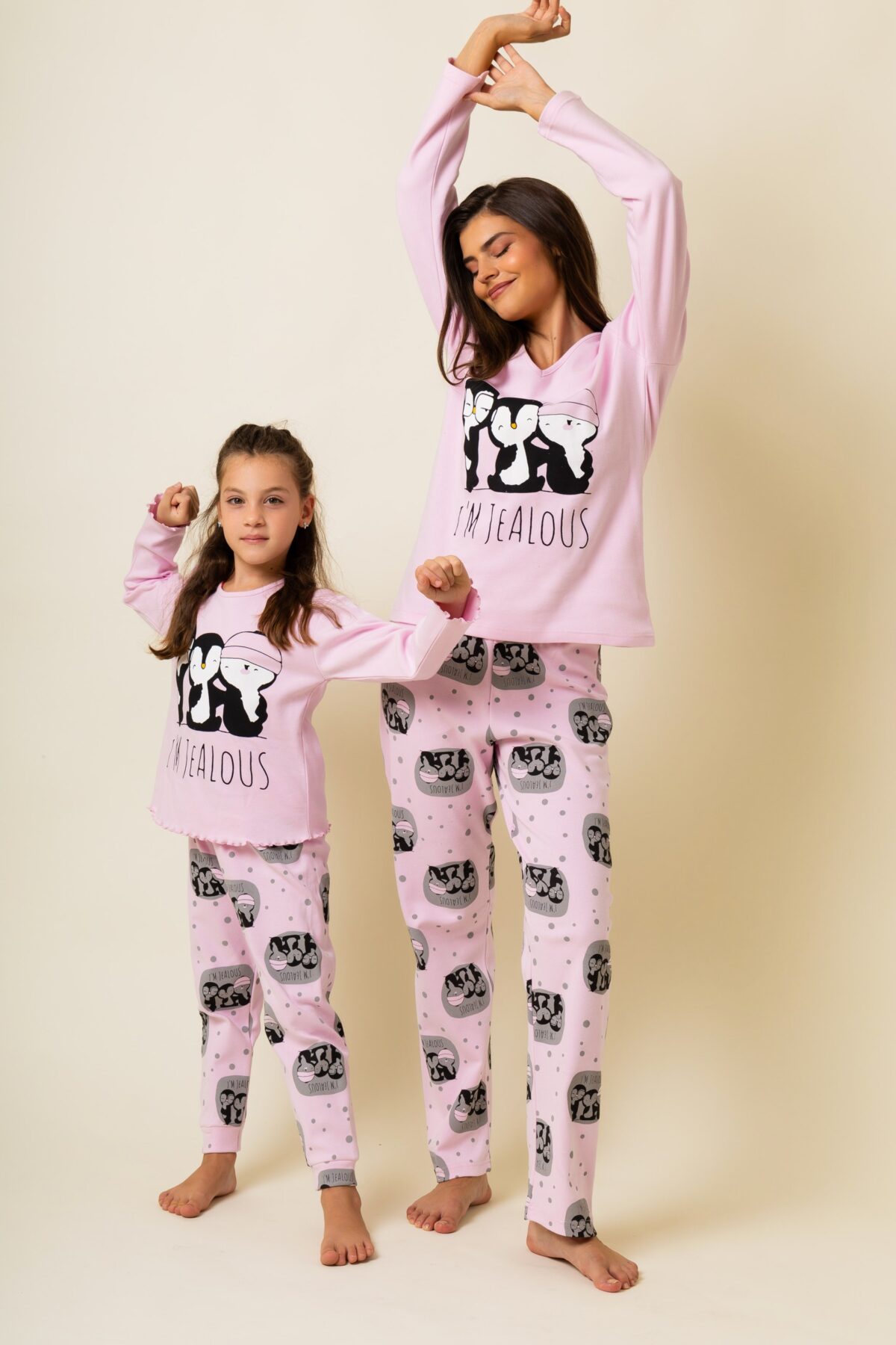 Παιδική Πιτζάμα Χειμωνιάτικη Πιγκουίνος - Image 3