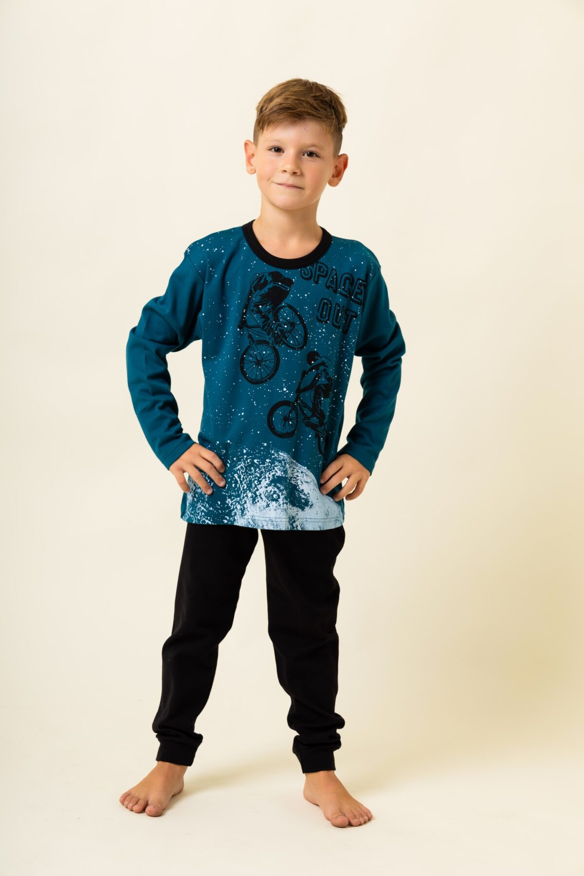 Παιδική Πιτζάμα Χειμωνιάτικη Ποδηλάτης - Image 2