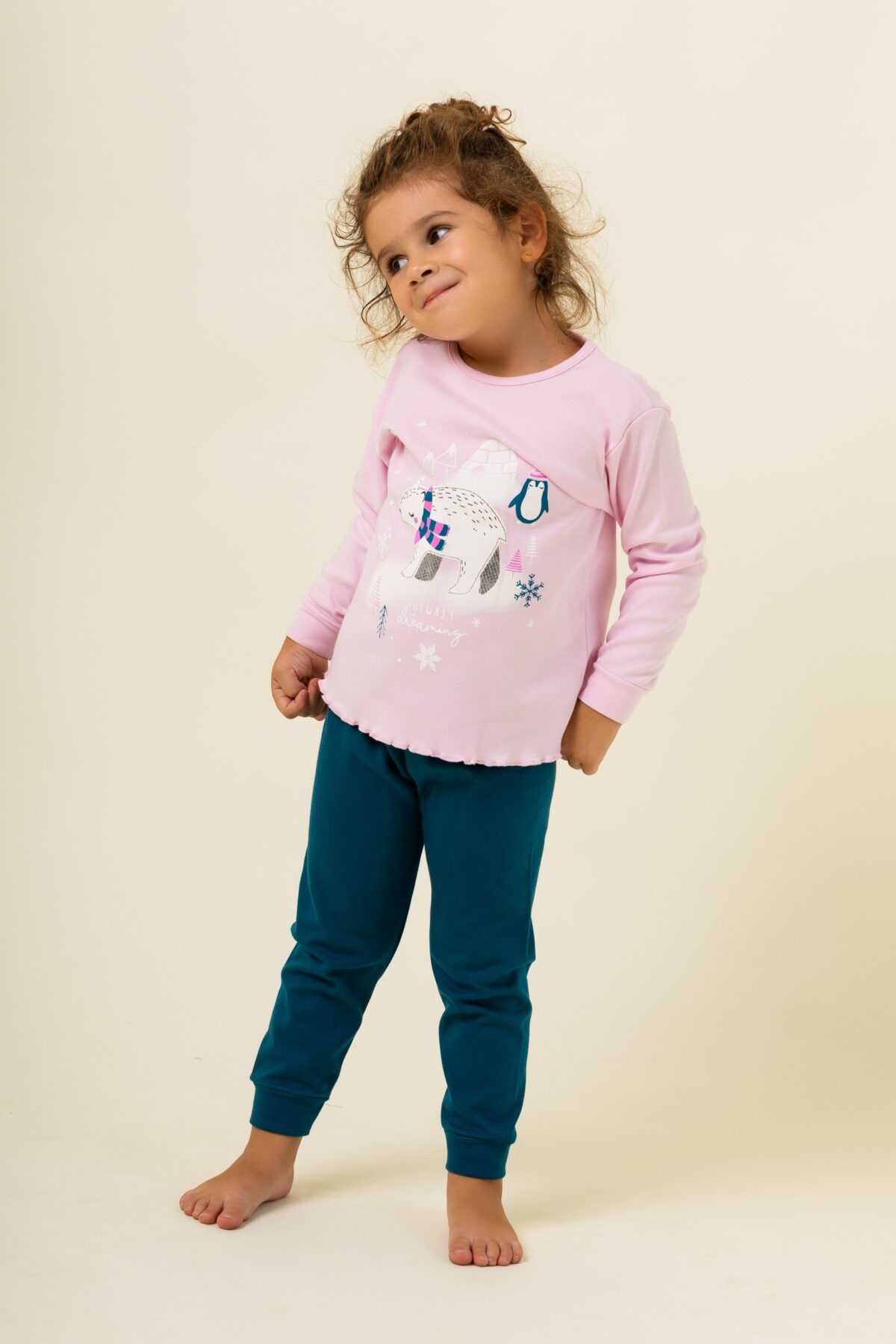 Παιδική Πιτζάμα Χειμωνιάτικη Polar Bear - Image 2