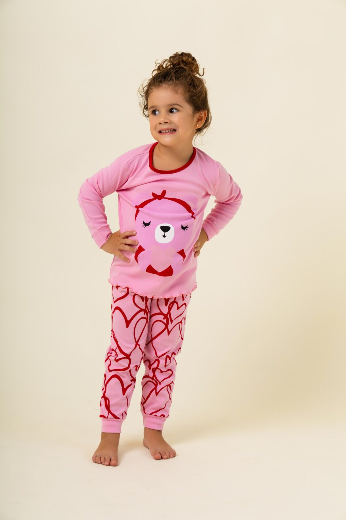 Παιδική Πιτζάμα Χειμωνιάτικη Bear and love - Image 2