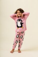 Παιδική Πιτζάμα Χειμωνιάτικη Πιγκουινάκι