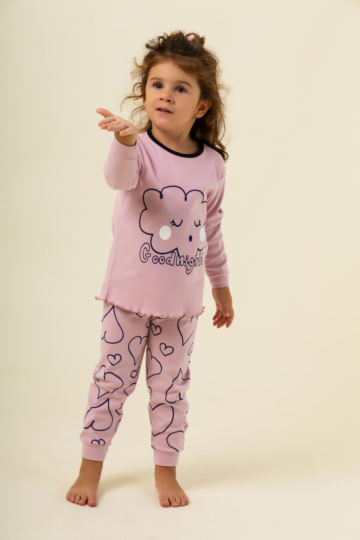 952-2 Παιδική Πιτζάμα Χειμωνιάτικη Cloud - Image 1