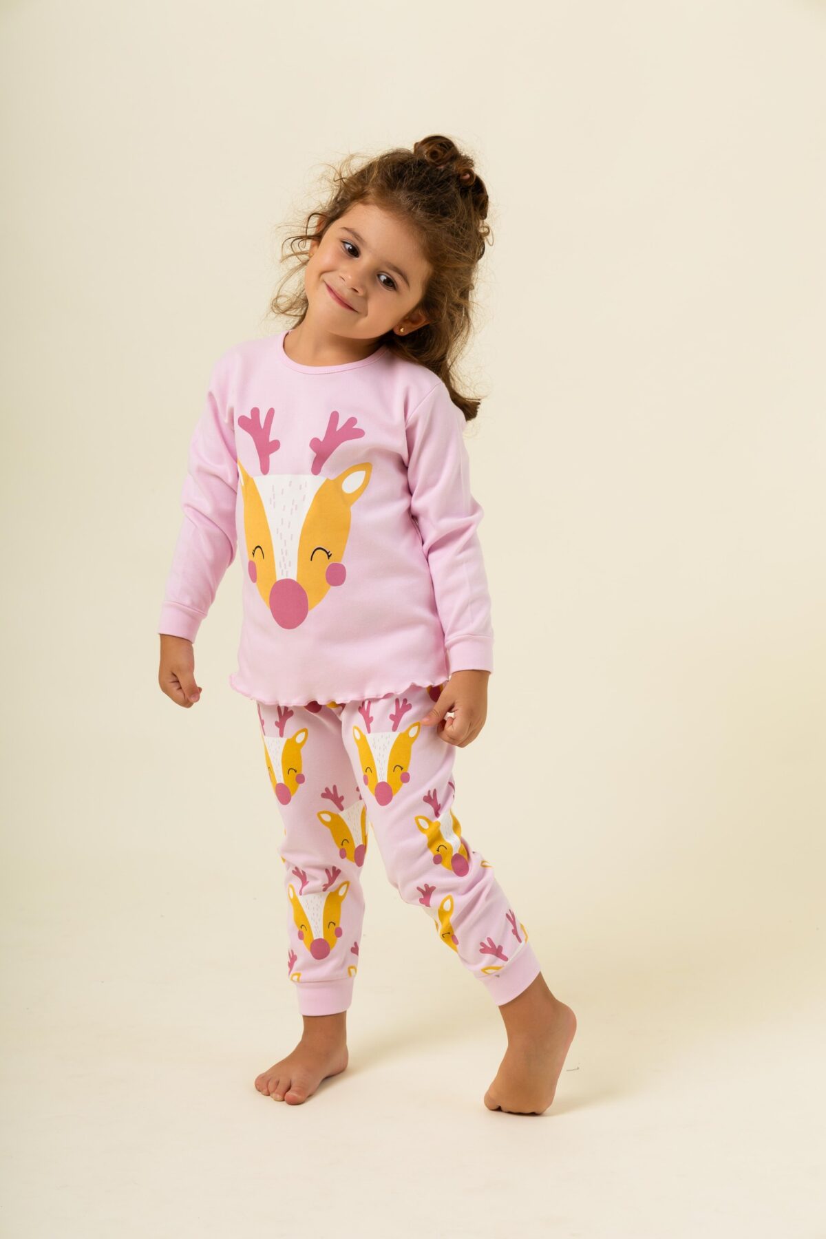 Παιδική Πιτζάμα Χειμωνιάτικη Ελαφάκι - Image 2
