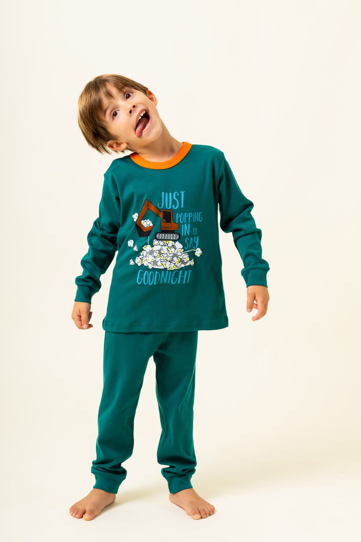 958-2 Παιδική Πιτζάμα Χειμωνιάτικη Γερανός - Image 1