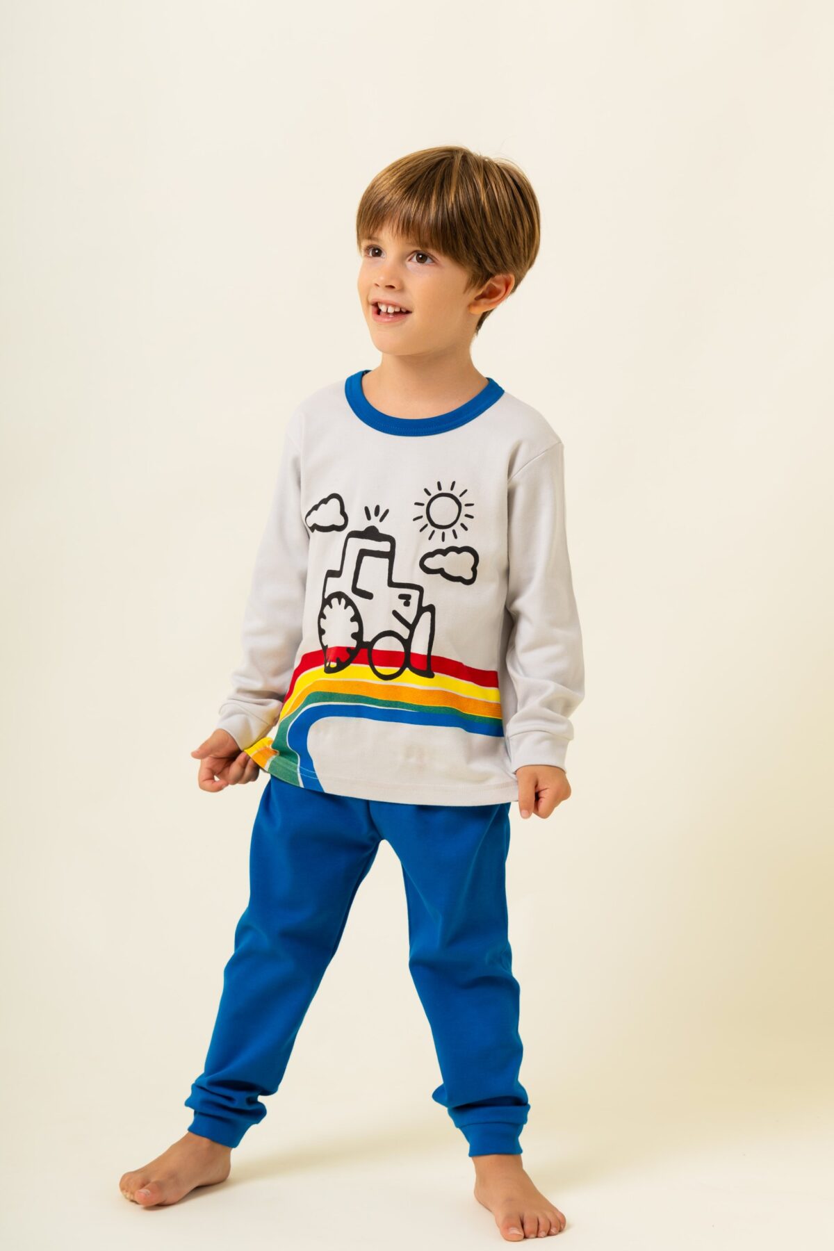 Παιδική Πιτζάμα Χειμωνιάτικη Τρακτέρ - Image 1